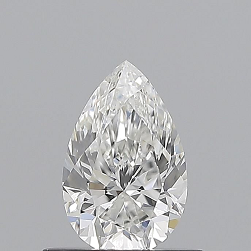 0.6 carat F-VVS2 Natūralus Pear Deimantas (1)