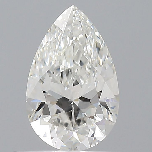 0.5 carat G-VS2 Natūralus Pear Deimantas (1)