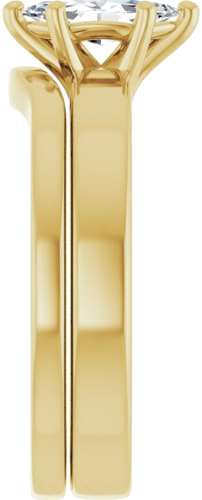 Sužadėtuvių Žiedas „Solitaire“ 585 Geltonojo Aukso Marquise 8mm x 4mm (9)