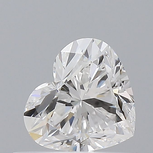 0.51 carat E-VVS1 Natūralus Heart Deimantas (1)