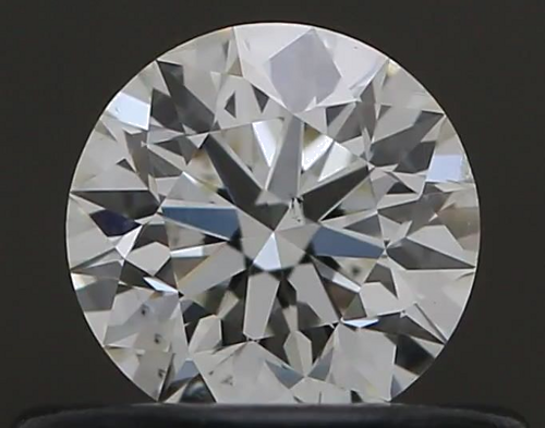 0.39 carat J-SI2 Excellent cut Natūralus Round Deimantas (1)