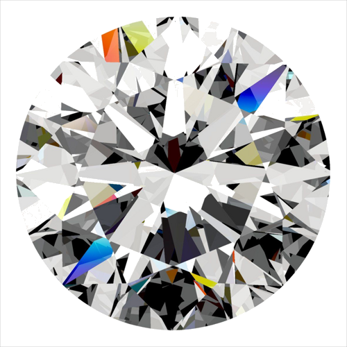 0.4 carat G-VVS1 Very Good cut Natūralus Round Deimantas (1)