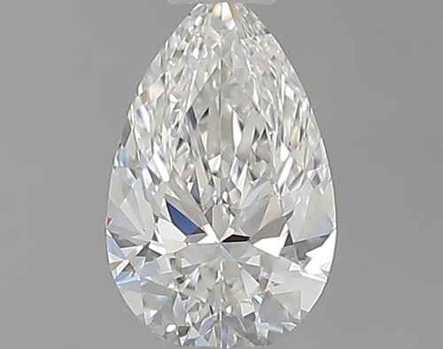 0.3 carat G-VS2 Natūralus Pear Deimantas (1)
