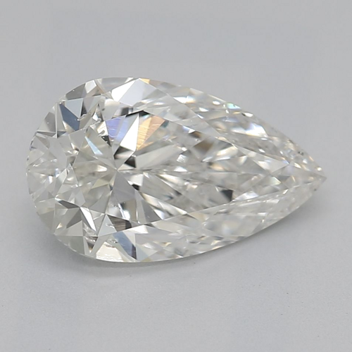 1.2 carat H-SI2 Natūralus Pear Deimantas (1)
