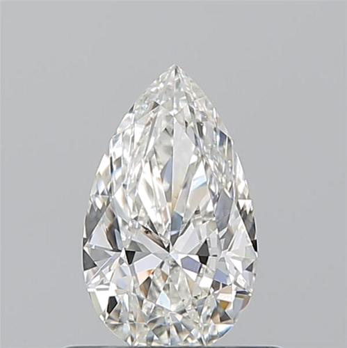 0.57 carat H-SI1 Natūralus Pear Deimantas (1)