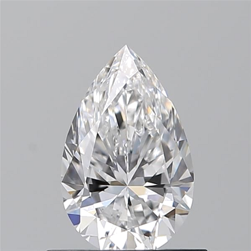 0.7 carat D-VVS1 Natūralus Pear Deimantas (1)