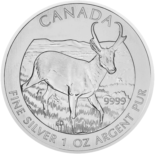 1 oz Antelope 2013 Canada Silver Coin (1)