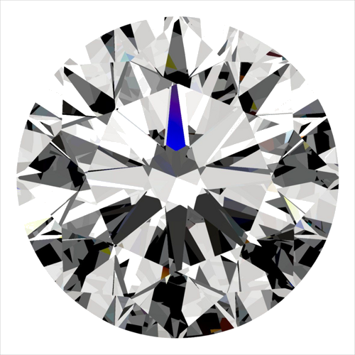 0.5 carat G-VS1 Excellent cut Natūralus Round Deimantas (1)