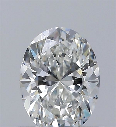 0.51 carat G-SI1 Natūralus Oval Deimantas (1)
