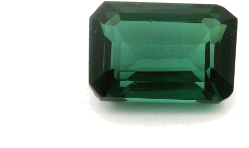 4.84 carat GREEN STEP cut Octagonal Tourmaline (1)