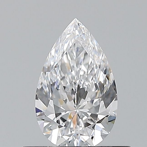 0.5 carat D-VVS1 Natūralus Pear Deimantas (1)