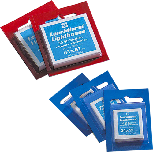 Прозрачные карманы для марок (50 шт) (3)