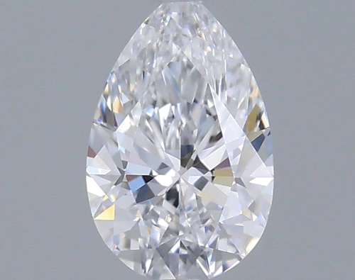 0.33 carat D-VVS1 Natūralus Pear Deimantas (1)