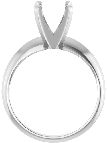 Sužadėtuvių Žiedas „Lightweight Solitaire“ 950 Platinos Round 7.8mm x 8.6mm (2)