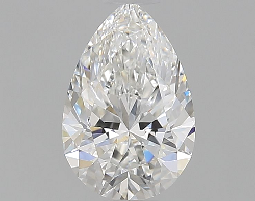 0.53 carat F-IF Natūralus Pear Deimantas (1)