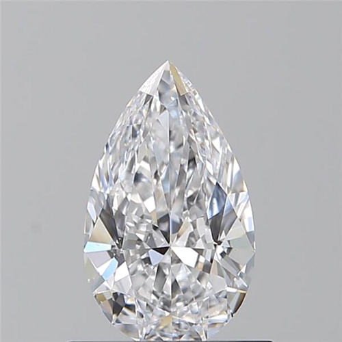 0.7 carat D-VS2 Natūralus Pear Deimantas (1)