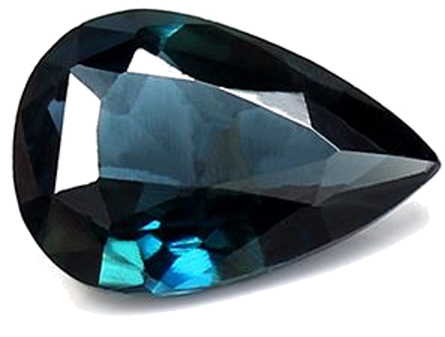 0.6 carat BLUE Pear Safyras (1)