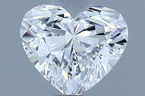 0.5 carat D-VVS1 Natūralus Heart Deimantas (1)