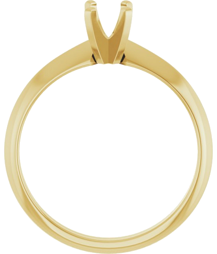 Sužadėtuvių Žiedas „Lightweight Solitaire“ 14k yellow gold Elongated Cushion 6mm x 4mm (2)