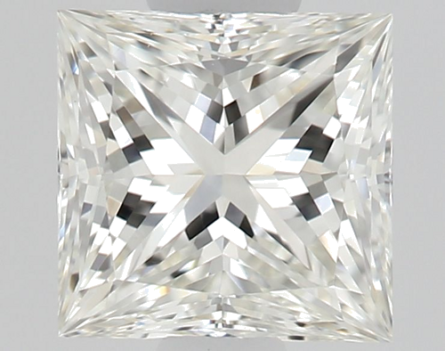 0.5 carat I-VS1 Natūralus Princess Deimantas (1)