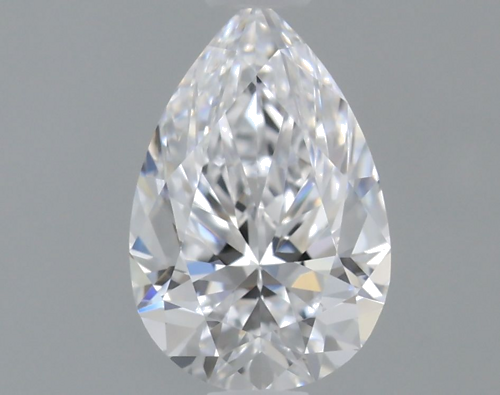 0.3 carat D-VVS1 Natūralus Pear Deimantas (1)