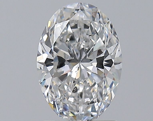 1.5 carat D-SI2 Natūralus Oval Deimantas (1)