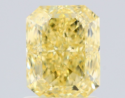 1.52 carat Fancy Intense Yellow-VS1 Natūralus Radiant Deimantas (1)