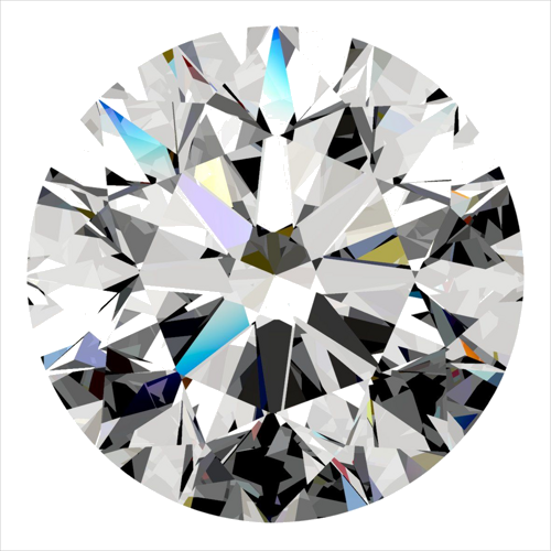 0.6 carat D-IF Excellent cut Natūralus Round Deimantas (1)