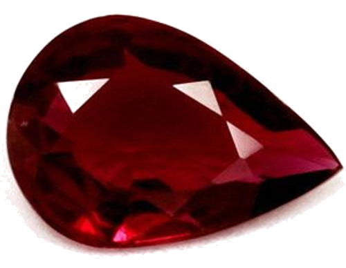 0.52 carat RED Pear Rubinas (1)