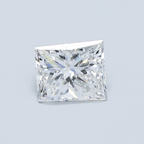 0.55 carat E-VVS2 Natūralus Princess Deimantas (1)