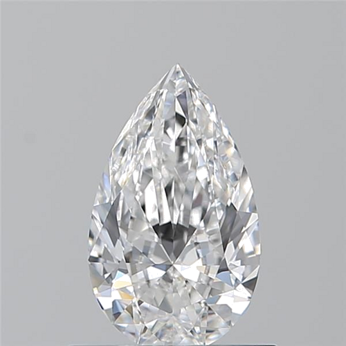 0.7 carat D-VS2 Natūralus Pear Deimantas (1)