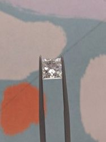 1.97 carat G-SI1 Natūralus Princess Deimantas (1)