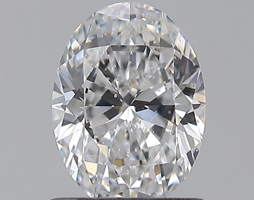 0.81 carat D-SI2 Natūralus Oval Deimantas (1)