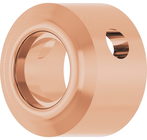 14K Rose 3.4 mm Round Bezel-Set Slide Pendant Mounting (2)