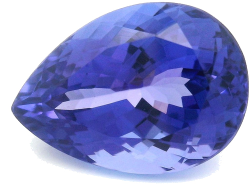 3.59 carat BLUE Pear Tanzanite (1)