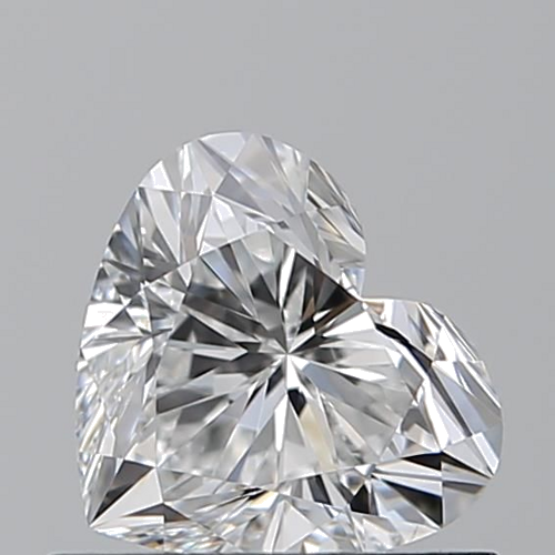 0.7 carat E-VS2 Natūralus Heart Deimantas (1)