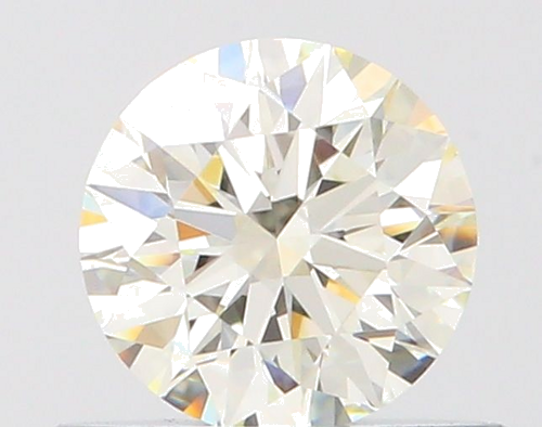 0.51 carat K-IF Excellent cut Natūralus Round Deimantas (1)
