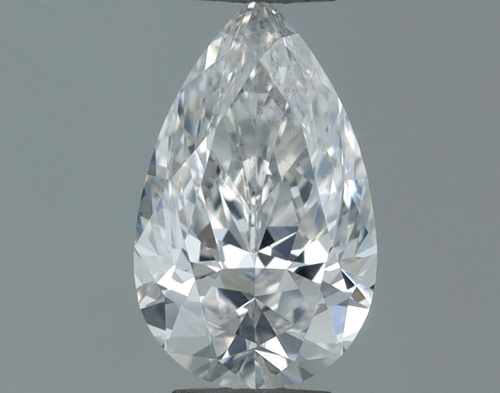 0.5 carat F-SI2 Natūralus Pear Deimantas (1)