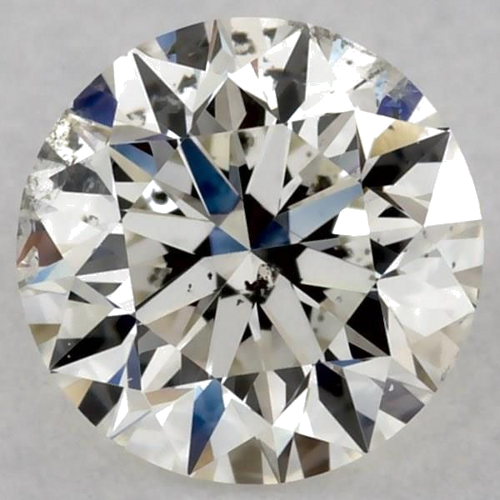 0.4 carat I-SI2 Excellent cut Natūralus Round Deimantas (1)