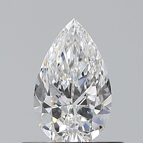 0.5 carat D-VVS2 Natūralus Pear Deimantas (1)