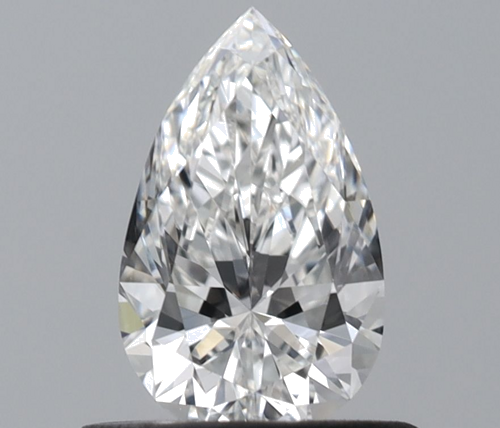 0.52 carat E-VVS2 Natūralus Pear Deimantas (1)
