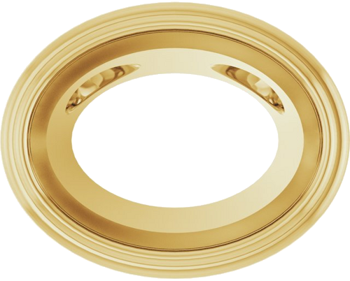 Pakabukas „Bezel-Set Solitaire“ 14k yellow gold Oval 8mm x 6mm (1)