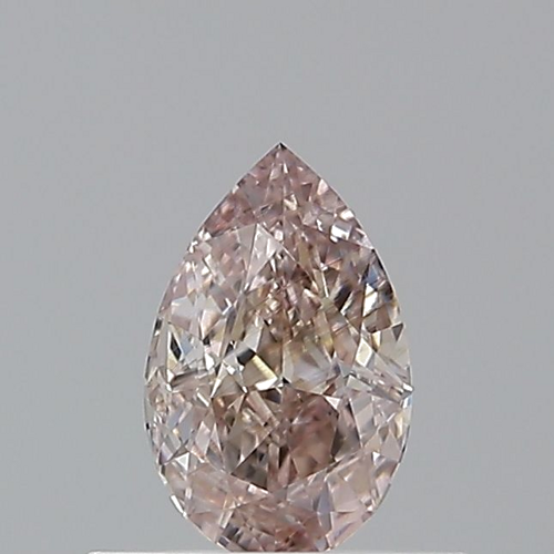 0.5 carat Fancy Pink-SI1 Natūralus Pear Deimantas (1)