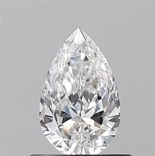 0.5 carat E-VVS2 Natūralus Pear Deimantas (1)