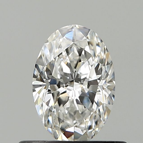 0.54 carat E-SI1 Natūralus Oval Deimantas (1)