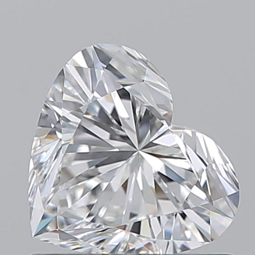 0.9 carat D-VVS1 Natūralus Heart Deimantas (1)