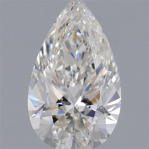 0.57 carat I-SI2 Natūralus Pear Deimantas (1)