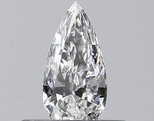 0.26 carat F-VVS2 Natūralus Pear Deimantas (1)