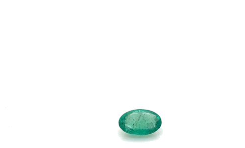 0.65 carat GREEN Oval Smaragdas (1)