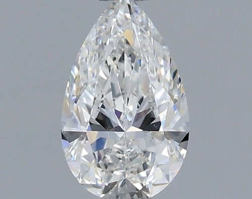 0.5 carat F-SI1 Natūralus Pear Deimantas (1)